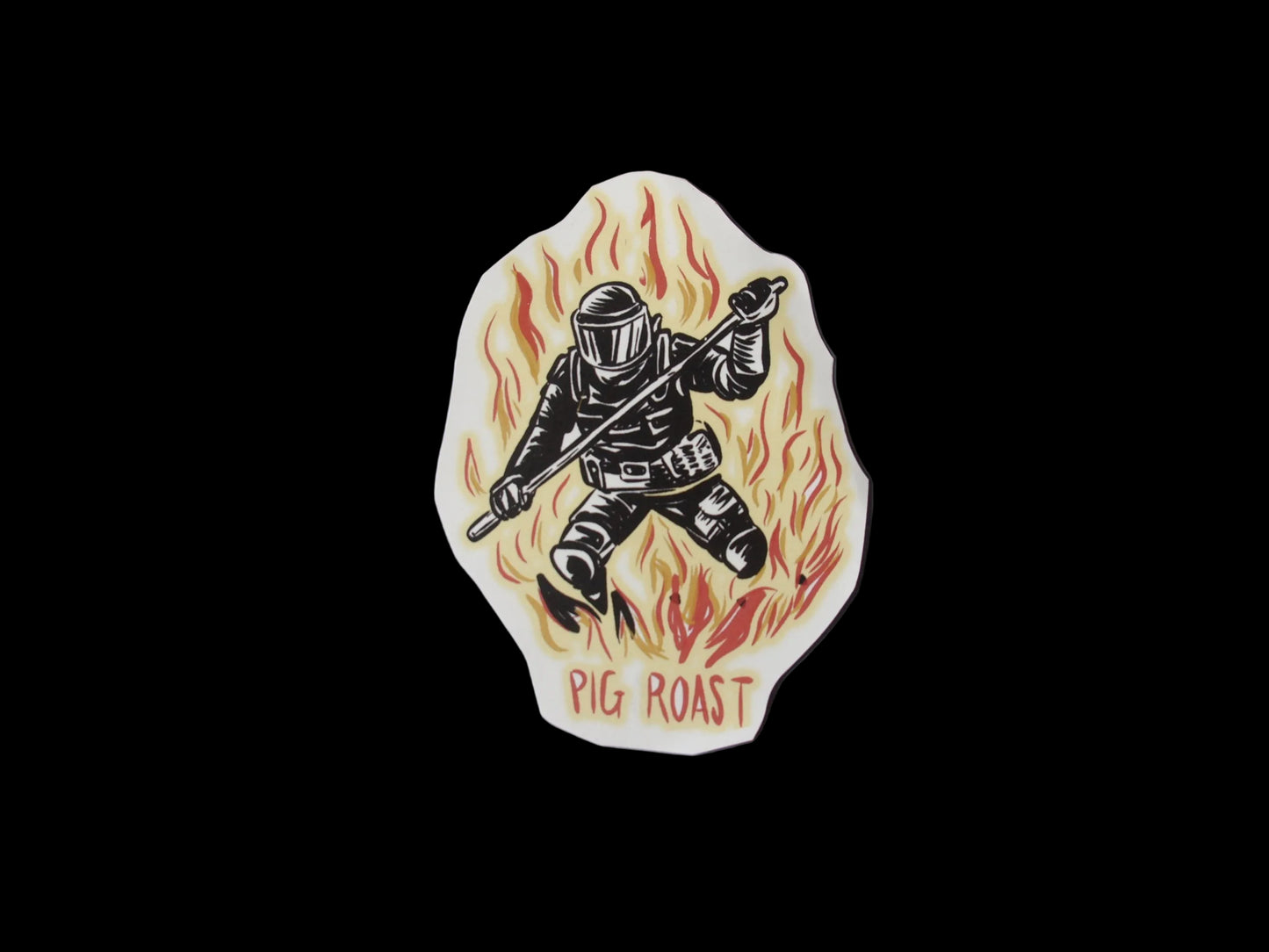 "PIG ROAST" Sticker