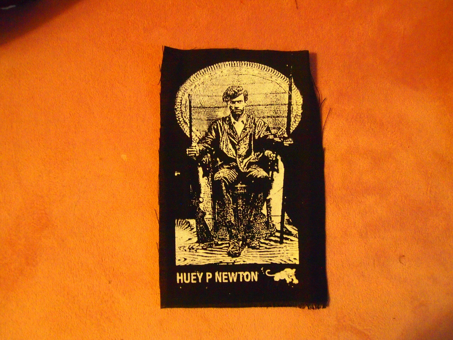 Huey P Newton Black Panther Party Portrait Patch