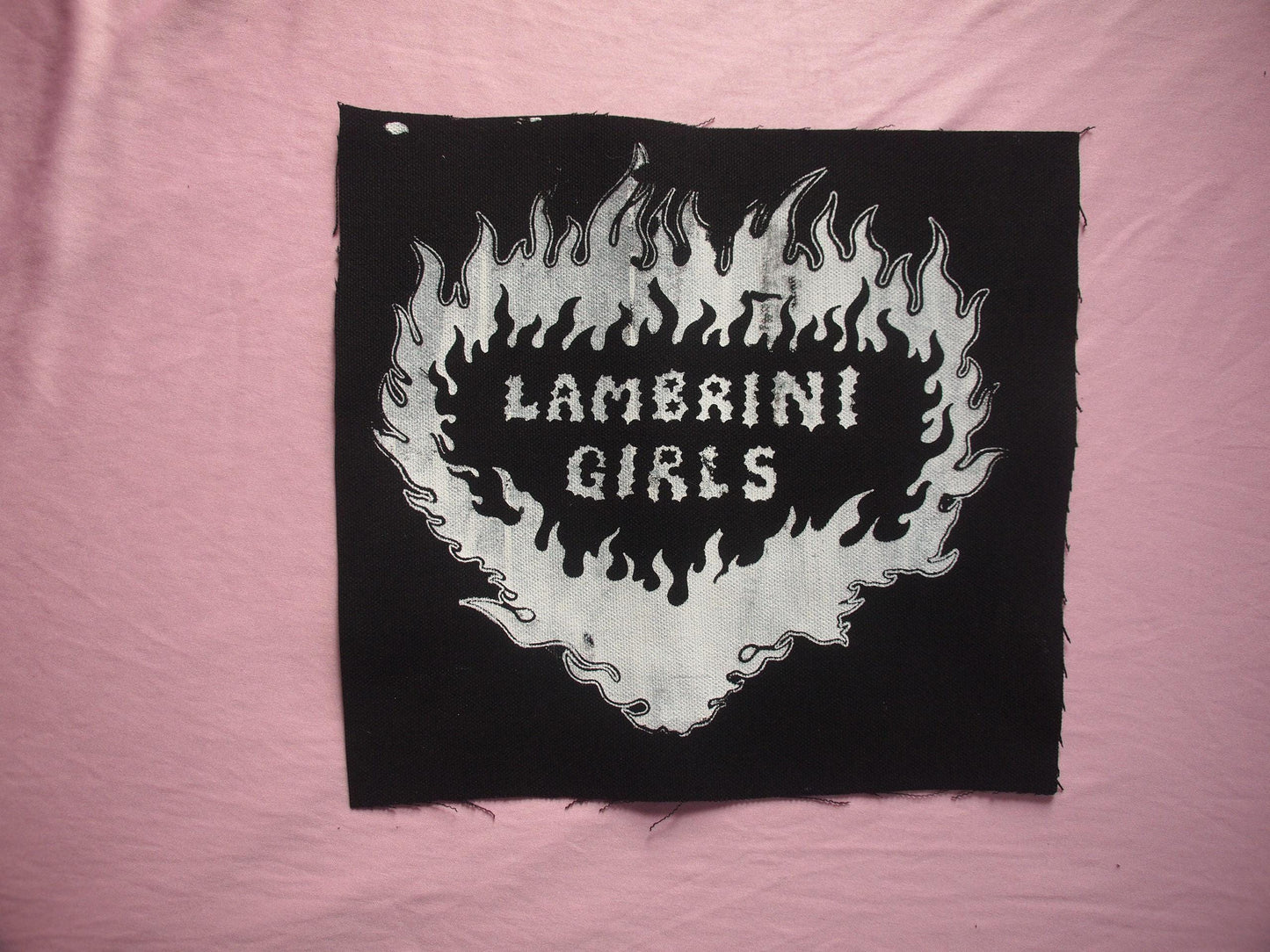 Lambrini Girls Band BACK Patch