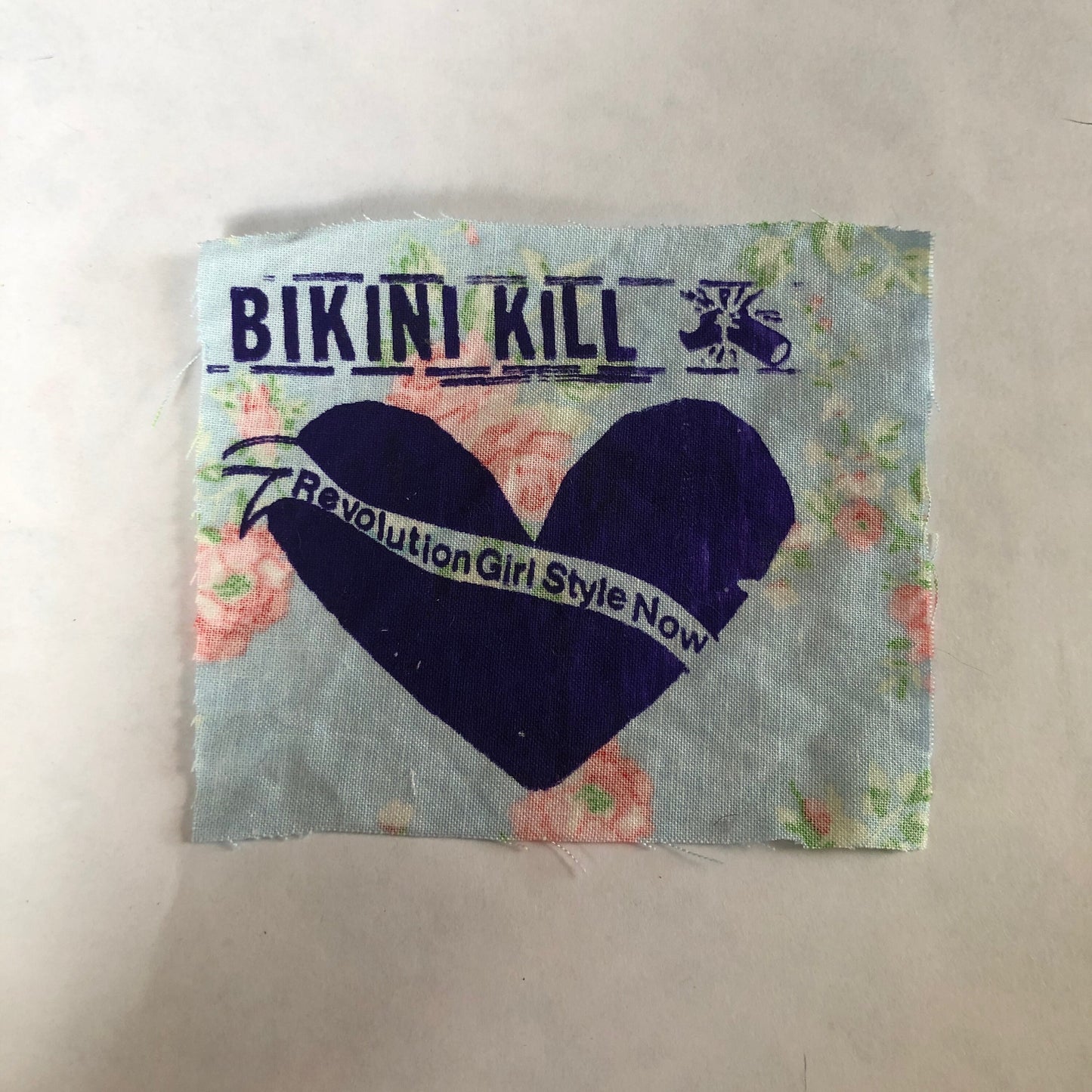 Bikini Kill “Revolution Girl Style Now” Heart Patch