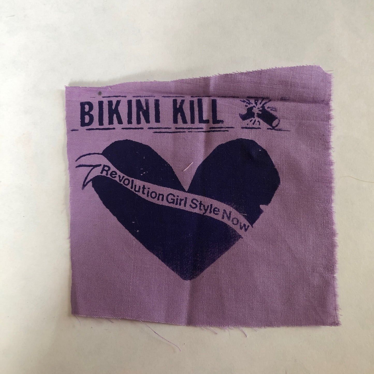 Bikini Kill “Revolution Girl Style Now” Heart Patch