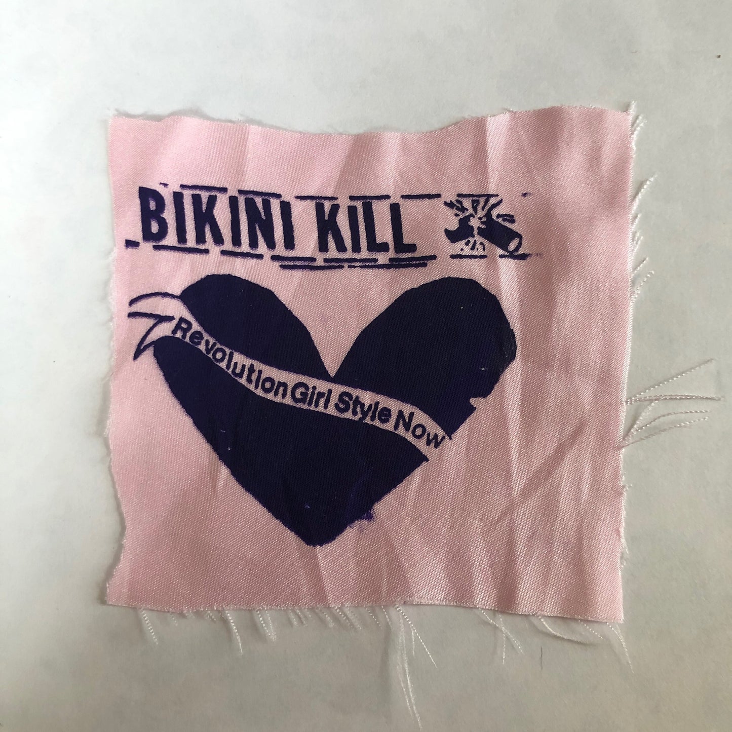 Bikini Kill “Revolution Girl Style Now” Heart Patch