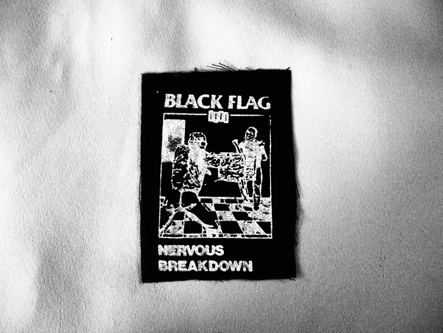 Black Flag Bars Nervous Breakdown Patch