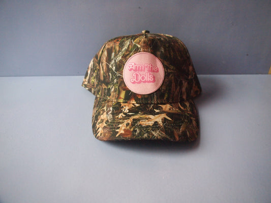 "Arm The Dolls" Camo Snapback Hat