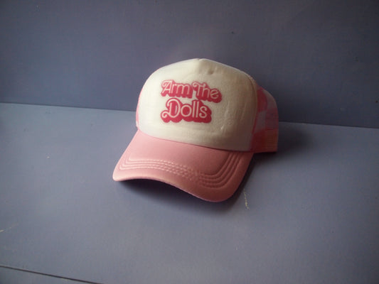 "Arm The Dolls" Pink Trucker Hat