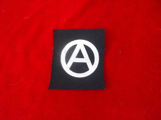Circle A Anarchism Symbol Patch - Anarchy Anarcho Punk