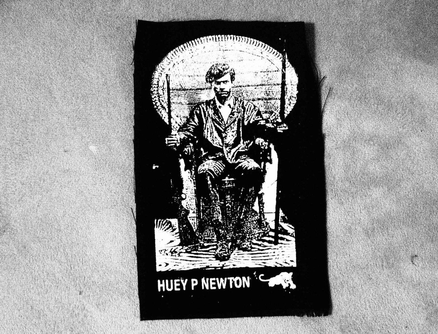Huey P Newton Black Panther Party Portrait Patch