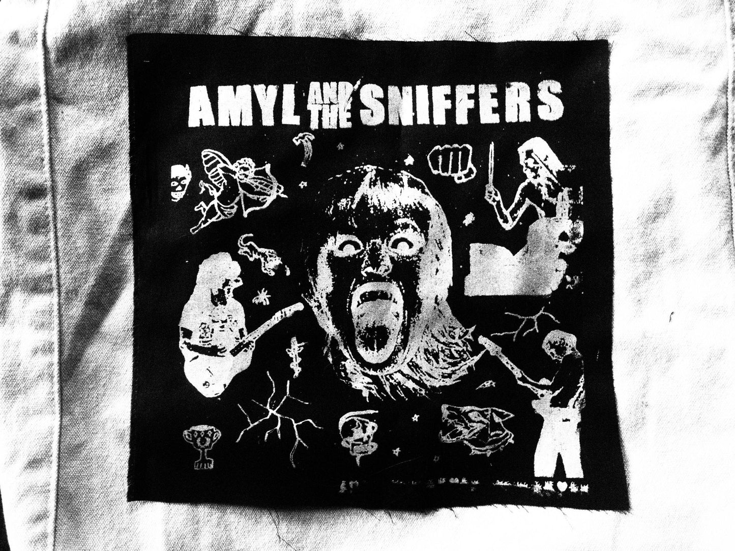 Amyl and the Sniffers Back Patch