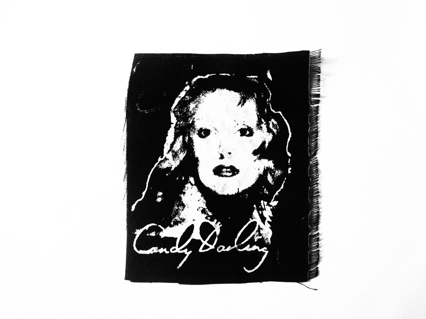 Candy Darling Portrait Patch - Andy Warhol Superstar Transgender Queer