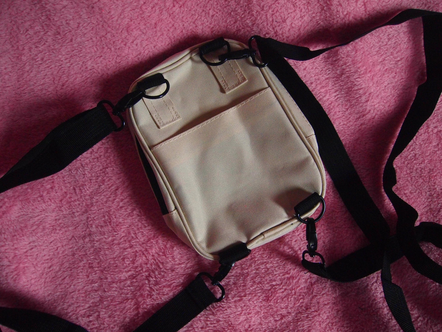 Punk Patched Convertible Crossbody Sling Bag Pouch Backpack - Adolescents, Rancid