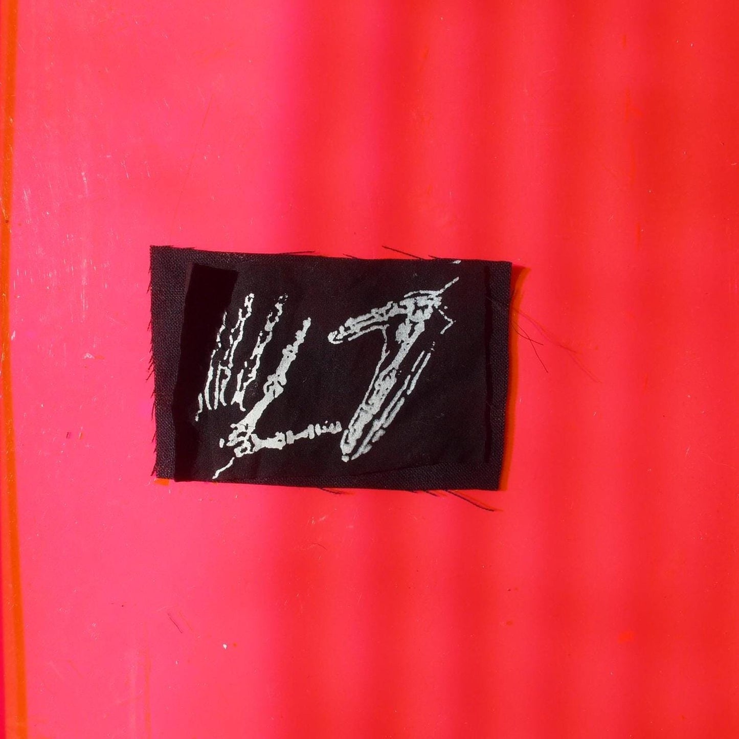 L7 Band Skeleton Hands Logo Patch