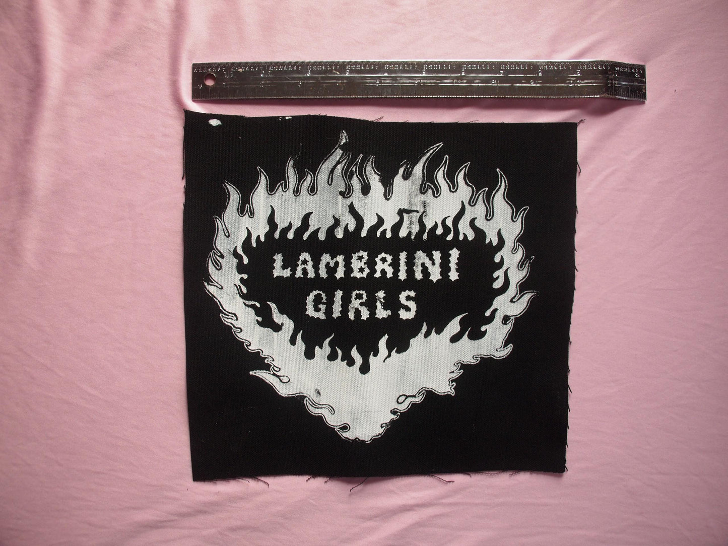 Lambrini Girls Band BACK Patch