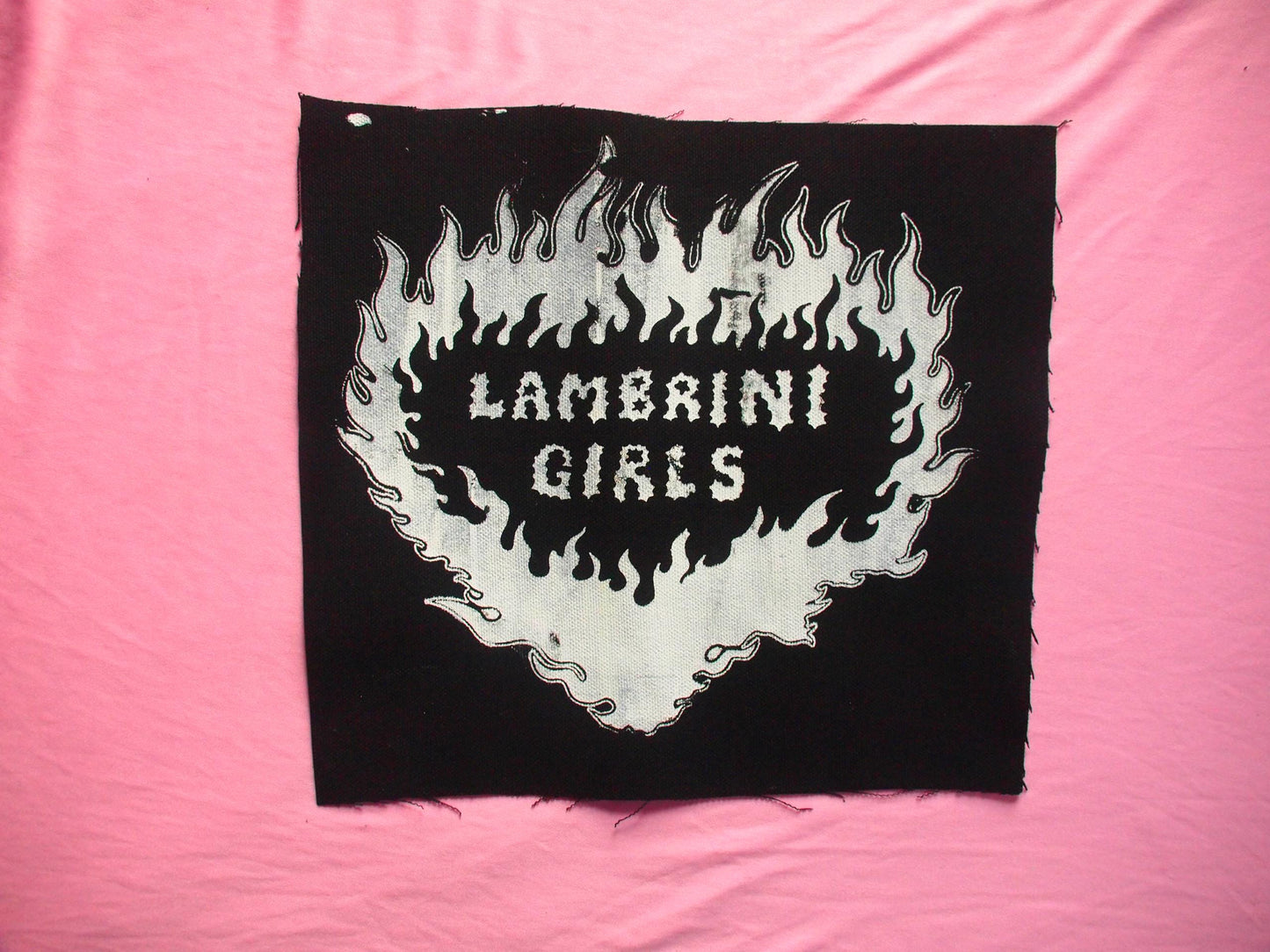 Lambrini Girls Band BACK Patch