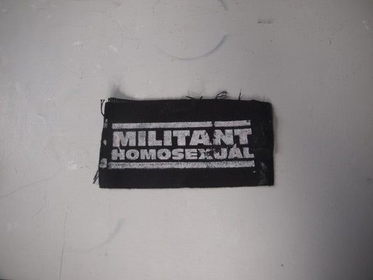 Militant Homosexual Patch