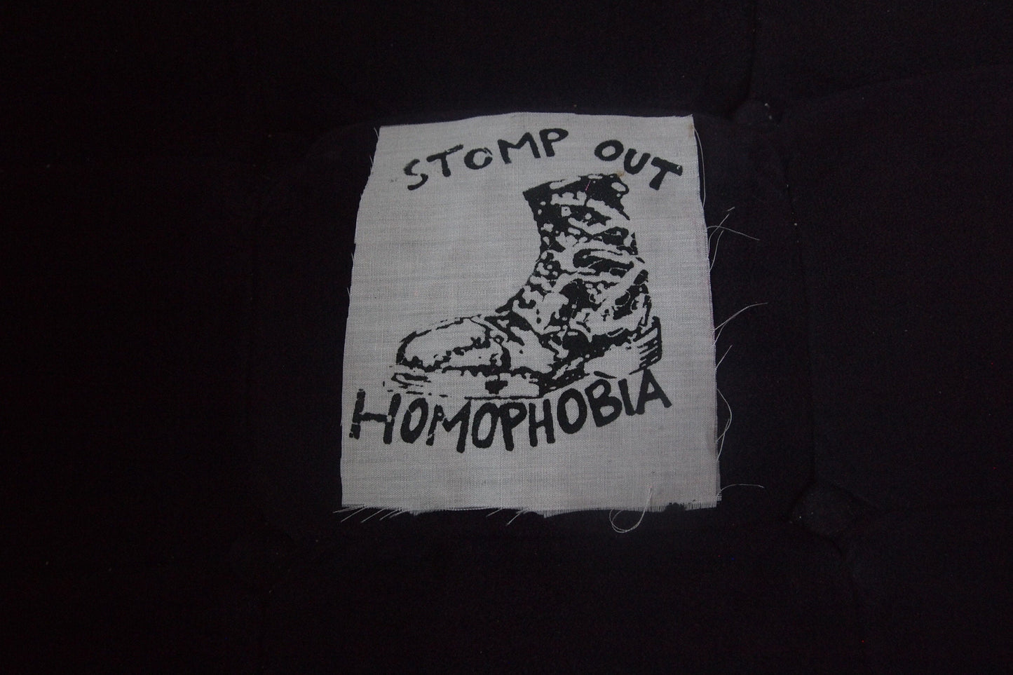 Stomp Out Homophobia Patch