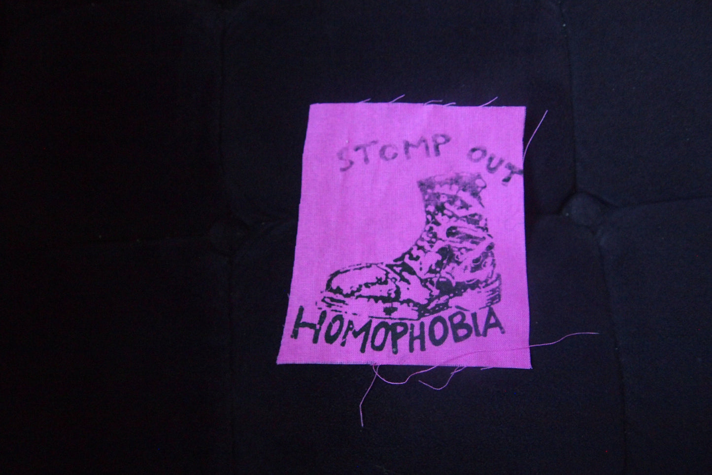 Stomp Out Homophobia Patch