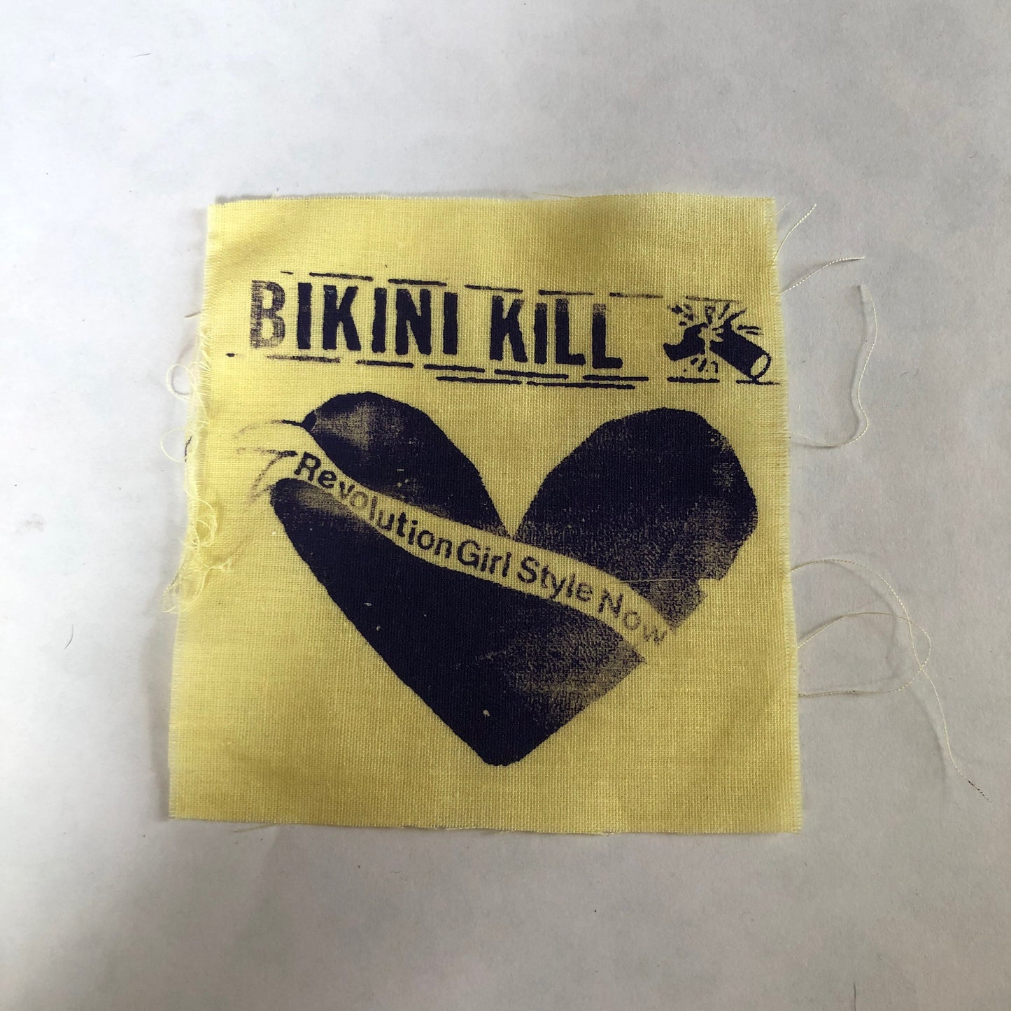 Bikini Kill “Revolution Girl Style Now” Heart Patch