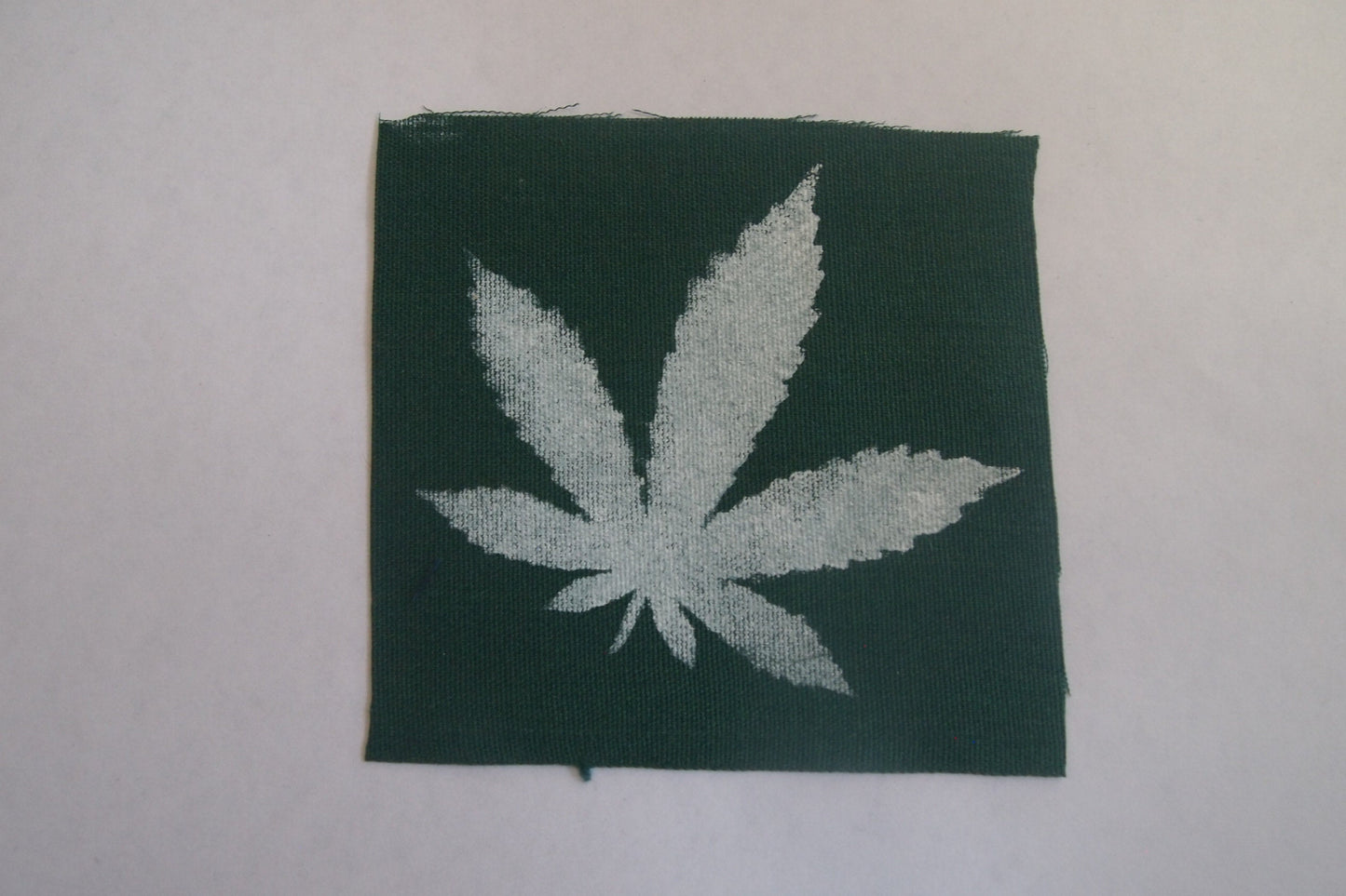 Marijuana Pot Leaf Patch