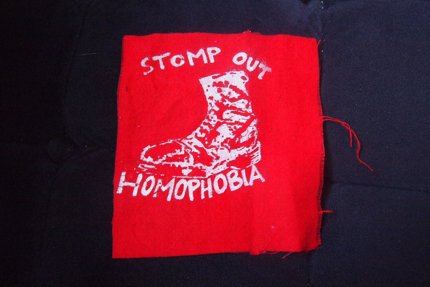 Stomp Out Homophobia Patch