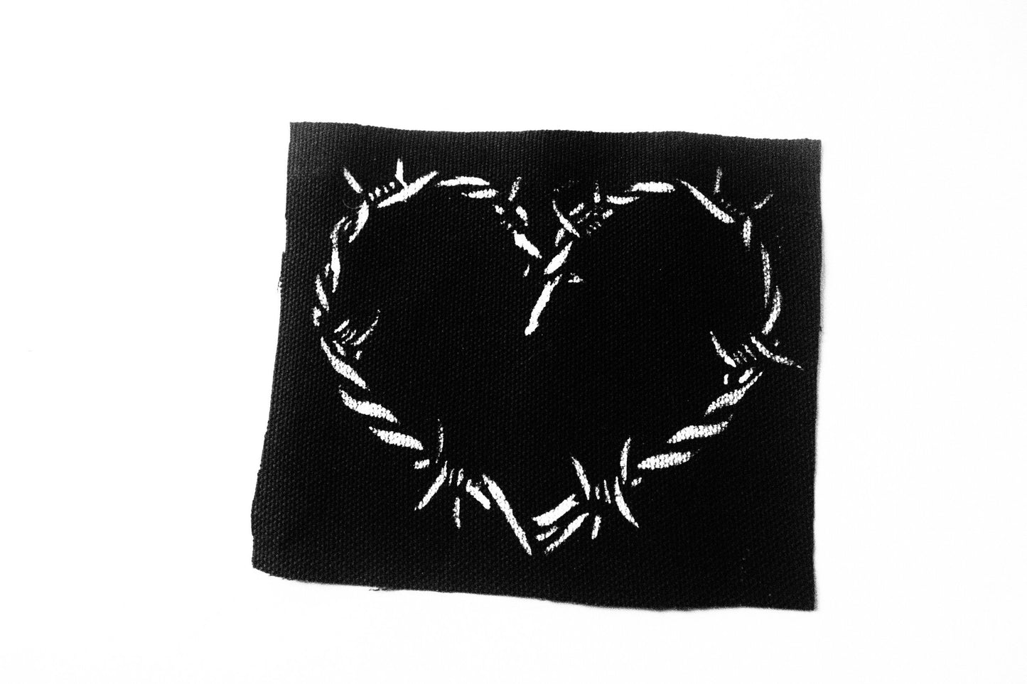 Barbed Wire Heart Patch