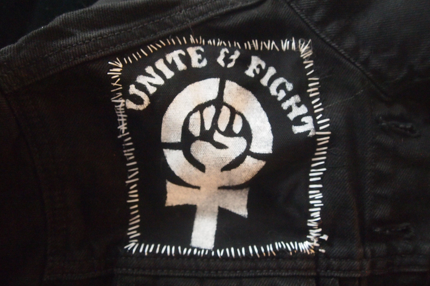 Feminism Symbol "Unite and Fight" Patch