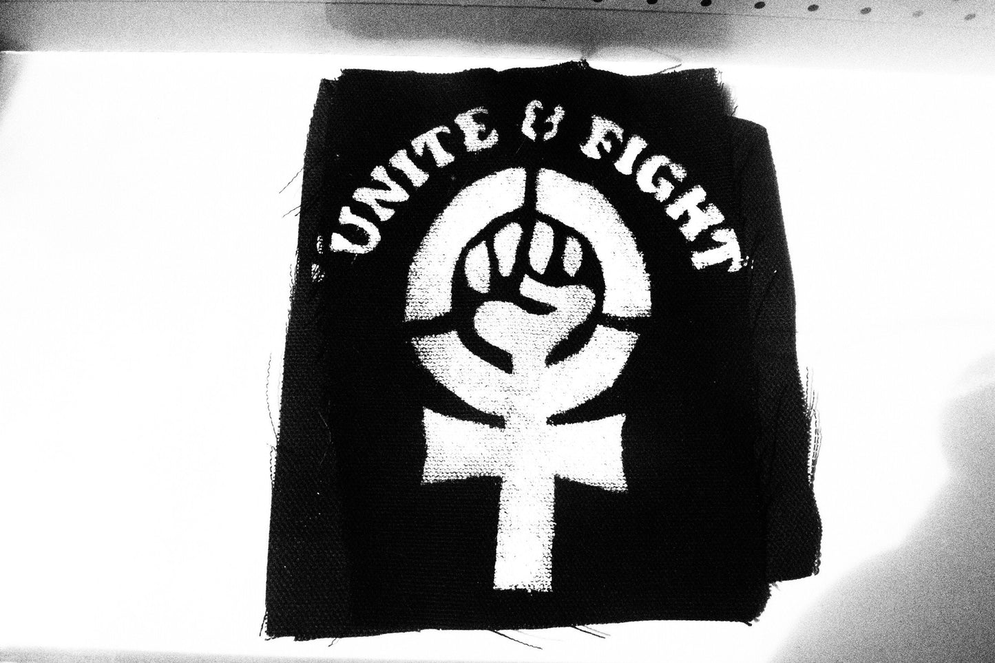 Feminism Symbol "Unite and Fight" Patch