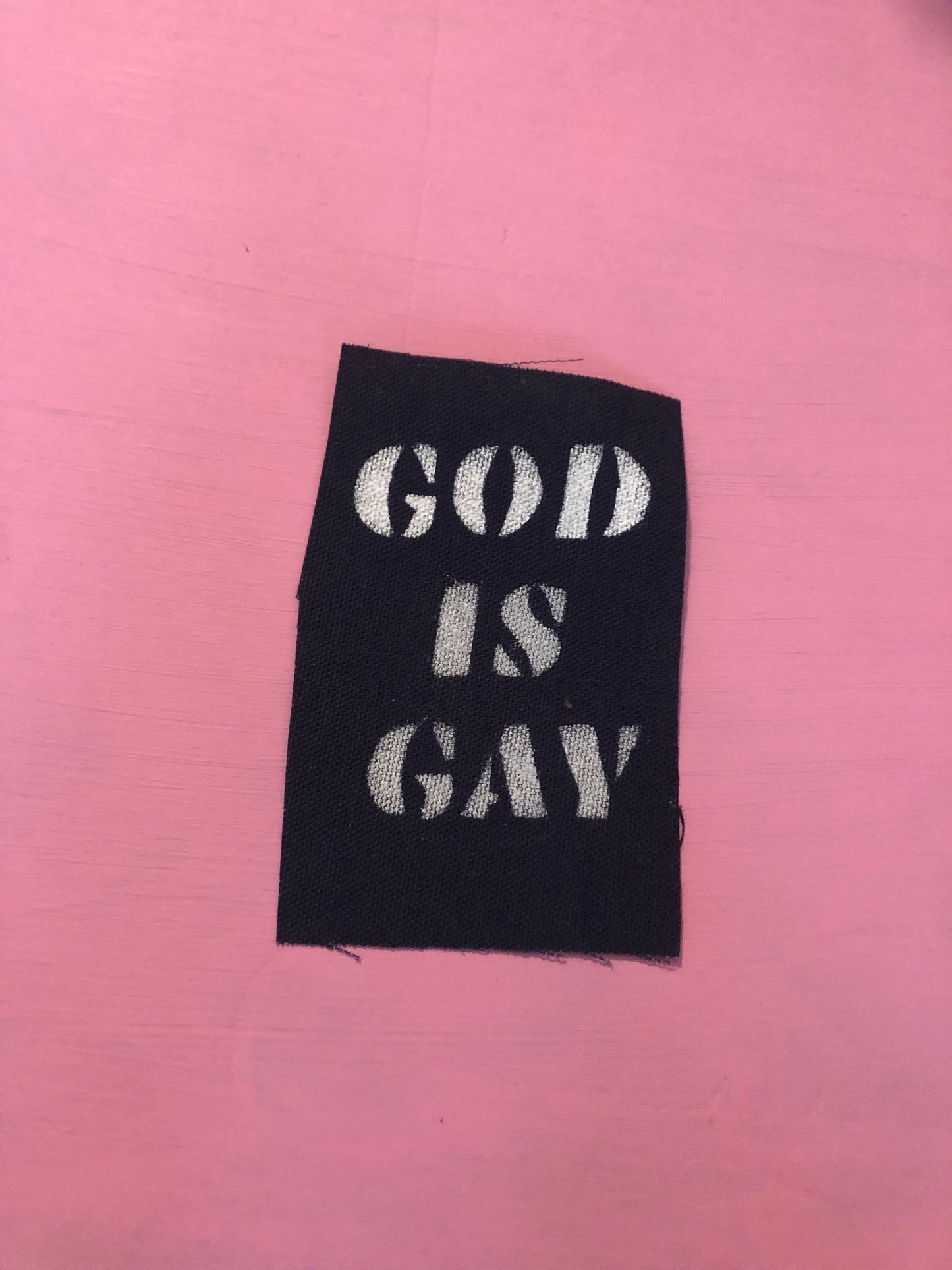 God is Gay Patch