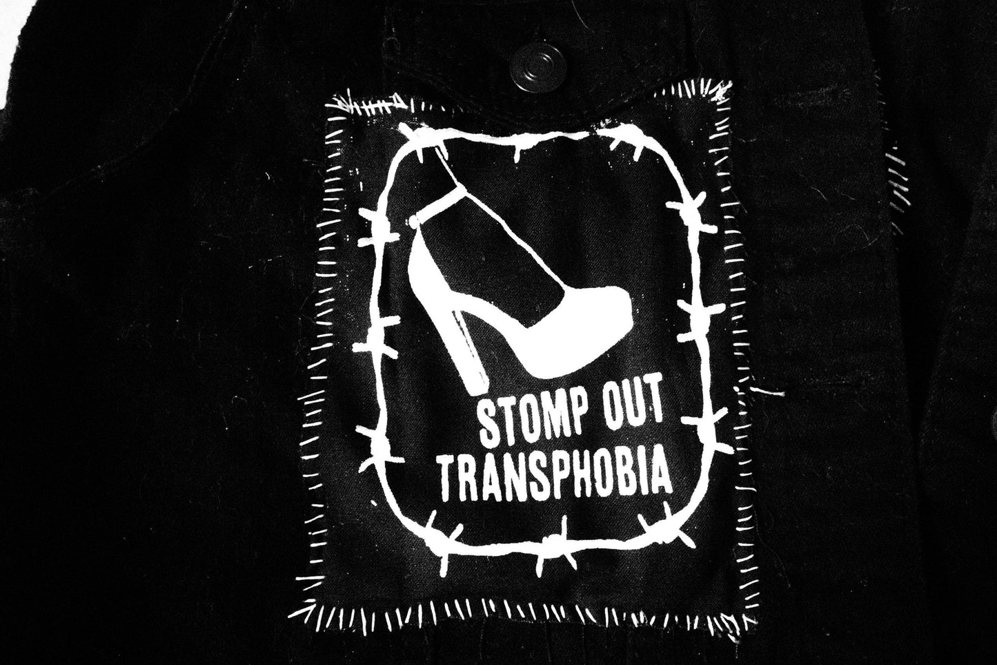 Stomp Out Transphobia Patch