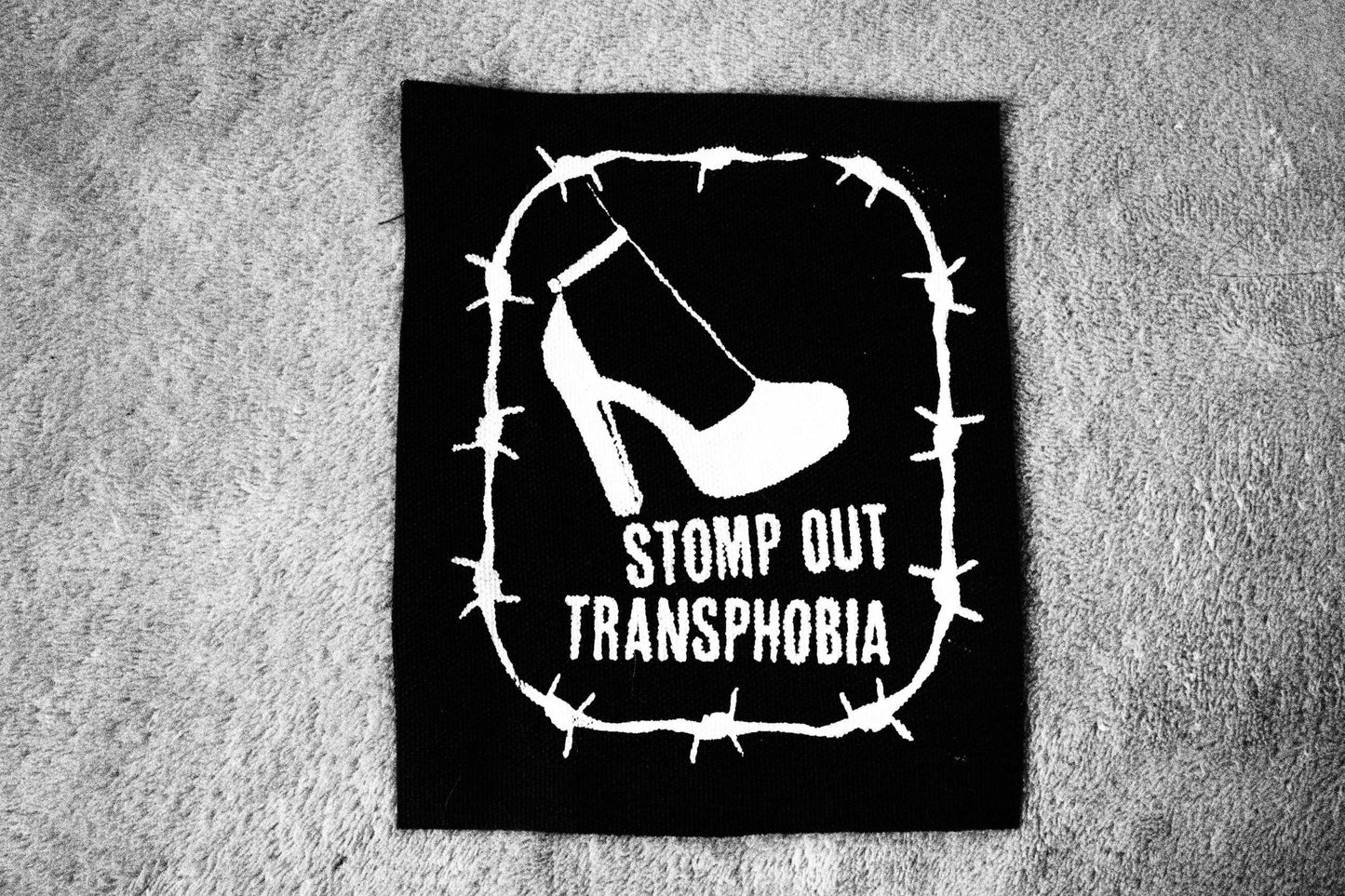 Stomp Out Transphobia Patch