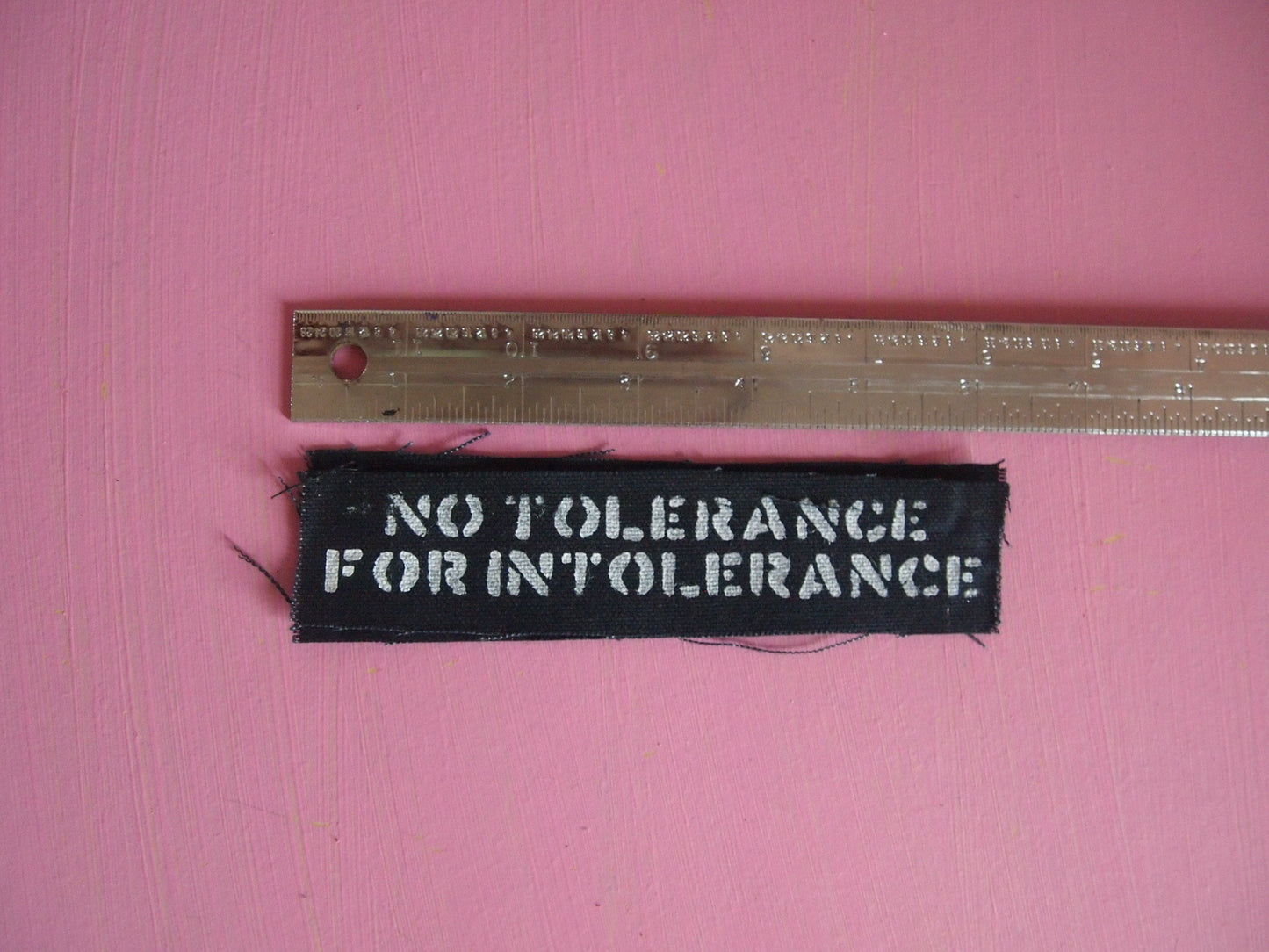 No Tolerance for Intolerance Patch