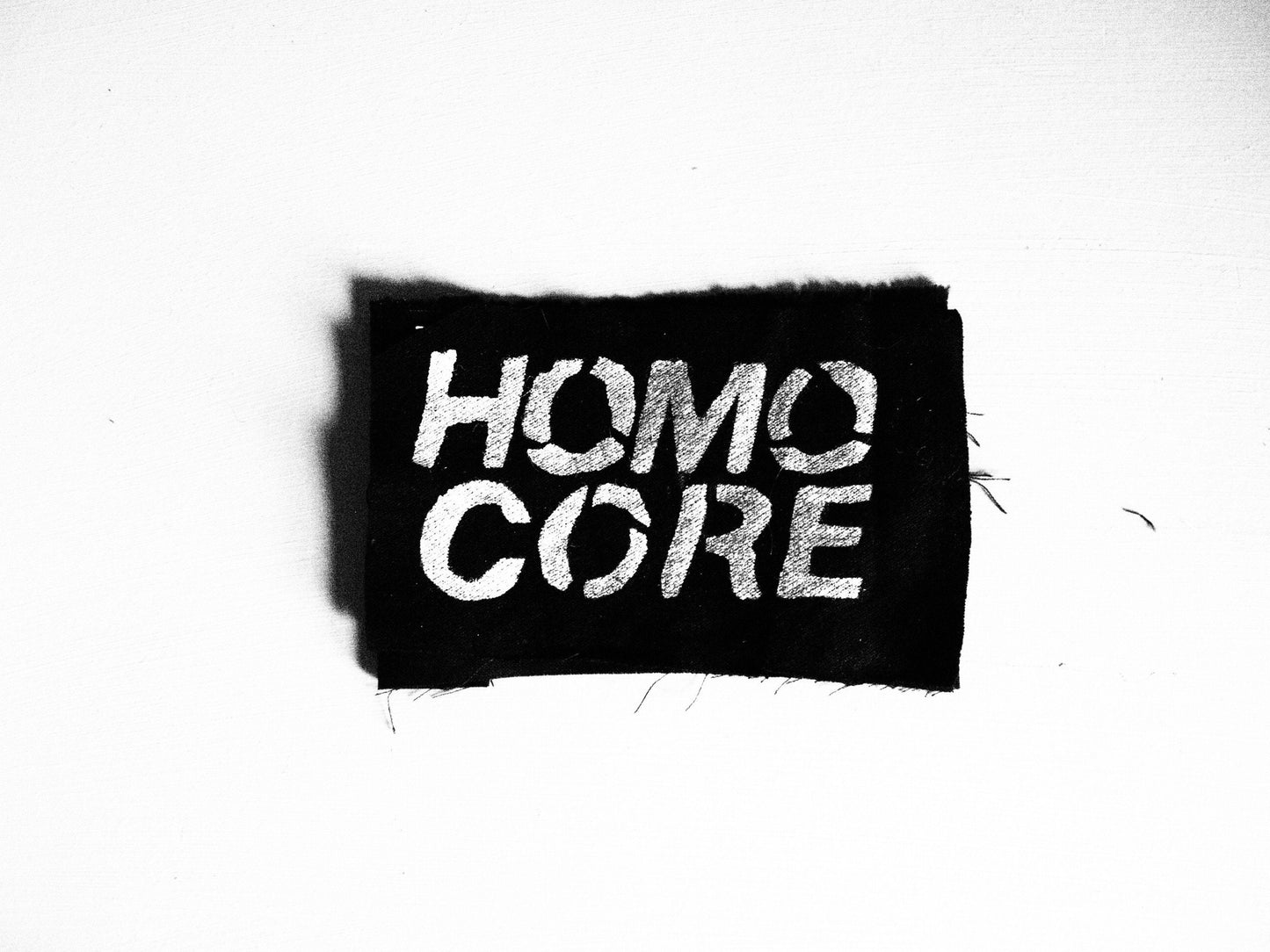 Homo Core Queer Punk Zine Queercore Patch