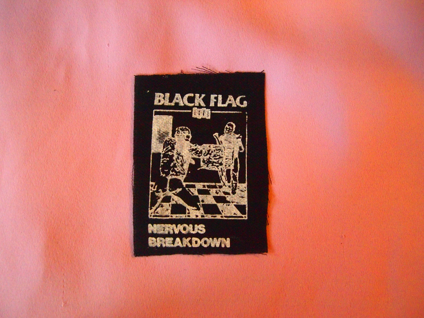 Black Flag Bars Nervous Breakdown Patch