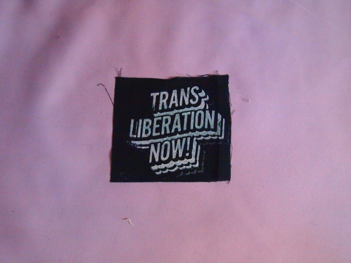 Trans Rights Now! - Bold Activist Patch for Equality